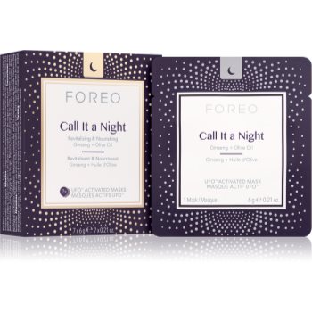 FOREO UFO™ Call It a Night mască de noapte pentru revitalizarea și reînnoirea pielii cu efect de nutritiv - imagine 2